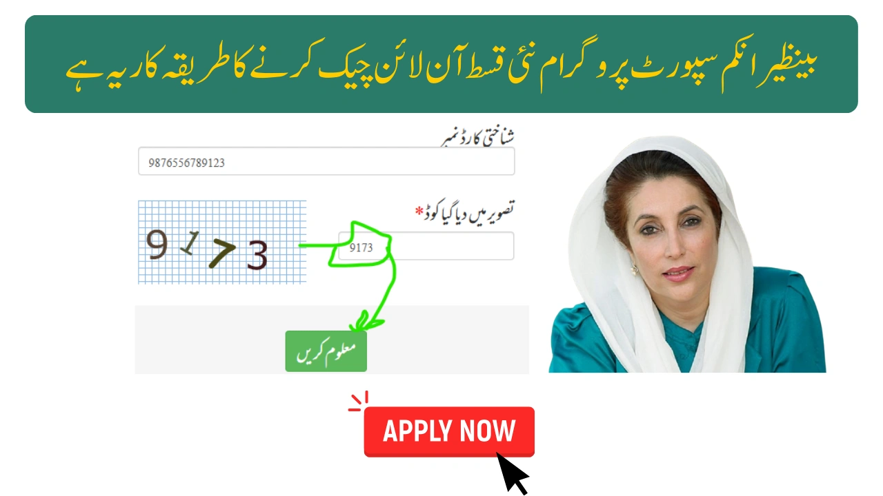 بینظیر انکم سپورٹ پروگرام نئی قسط آن لائن چیک 2026