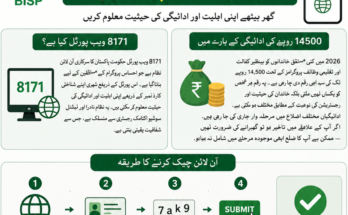 8171 ویب پورٹل 2026 آن لائن 14500 چیک کریں