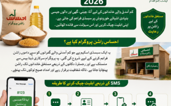 احساس راشن پروگرام اہلیت چیک کرنے کا طریقہ 2026
